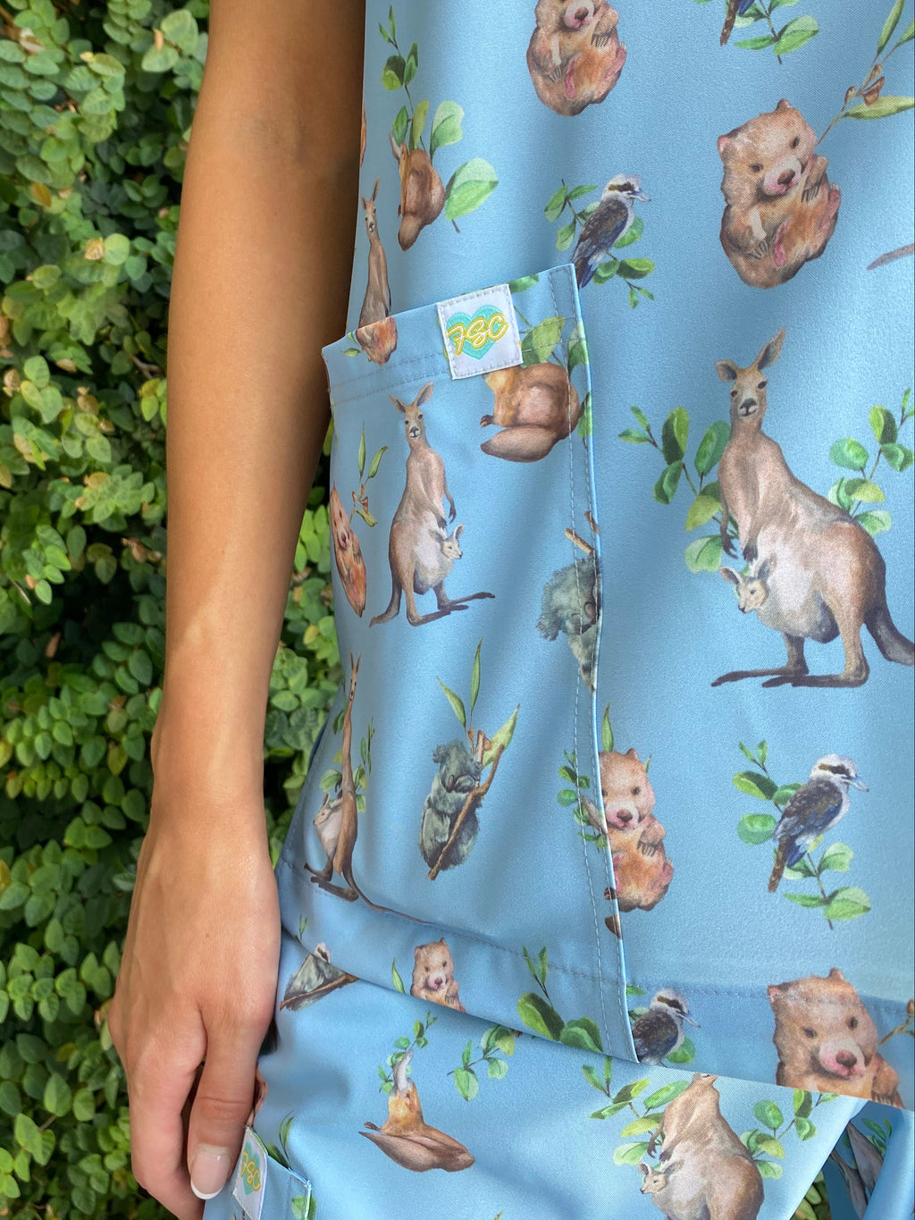 Australiana Scrubs Set