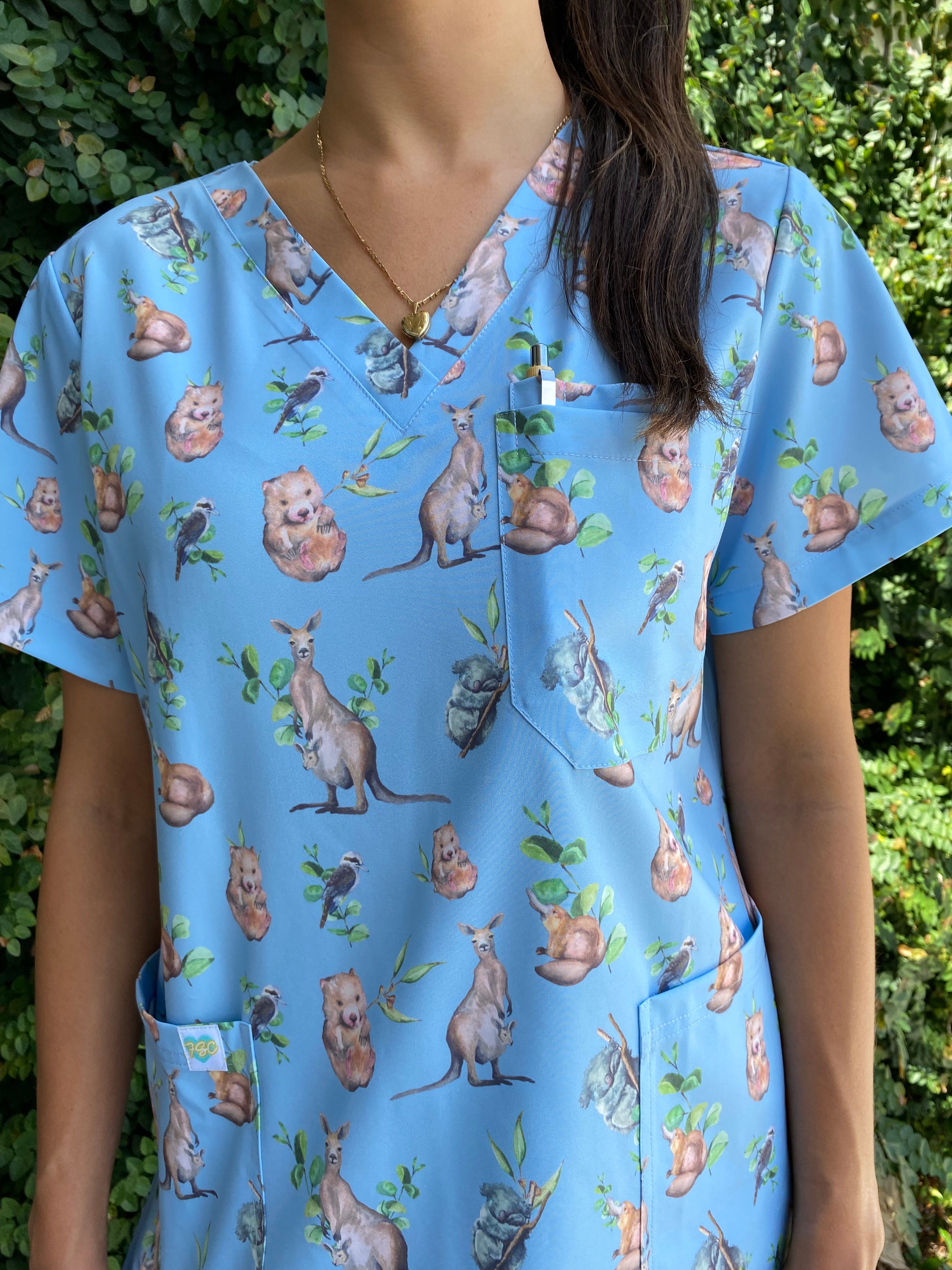 Australiana Scrubs Set