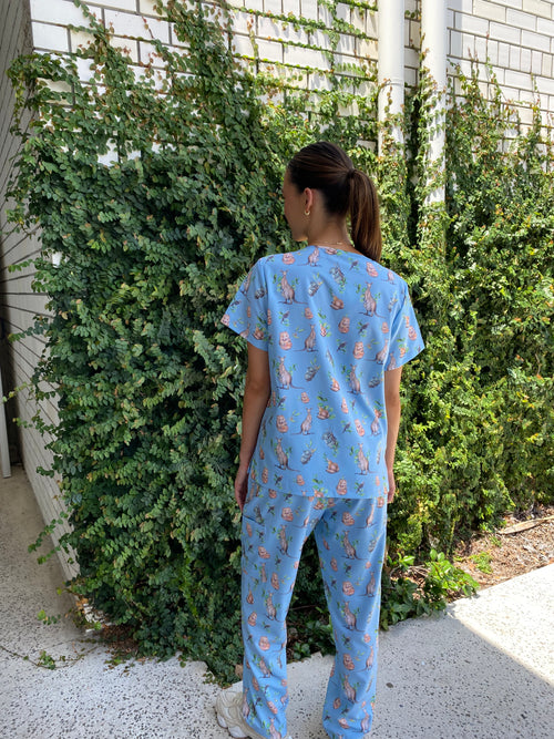 Australiana Scrubs Set