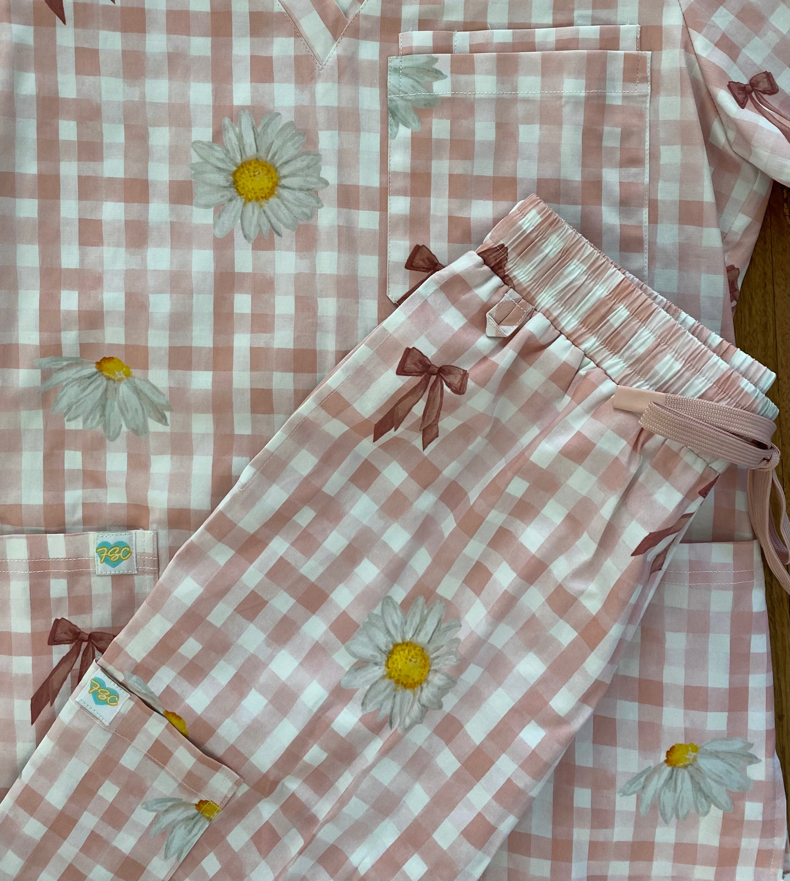 Country Bloom Scrubs Set