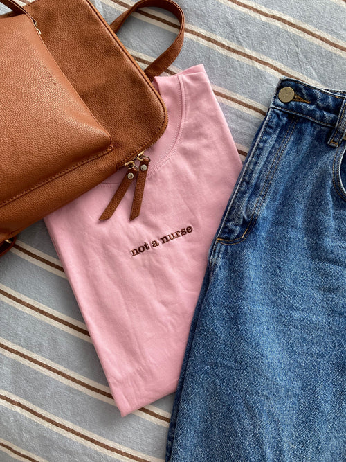 "not a nurse" Oversized Tee