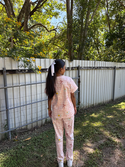 Country Bloom Scrubs Set