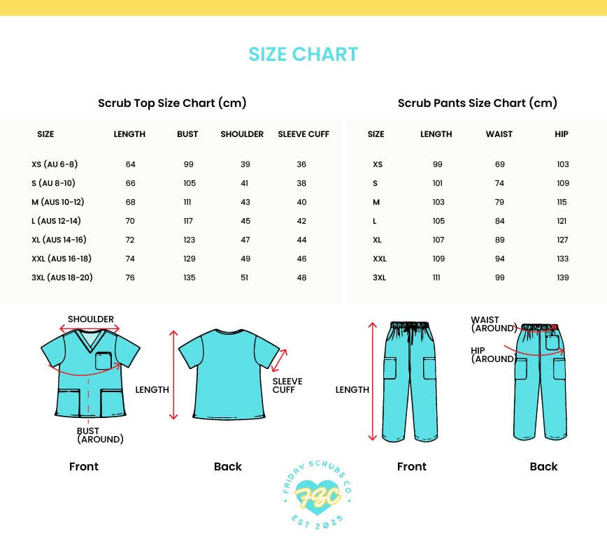 Australiana Scrubs Set